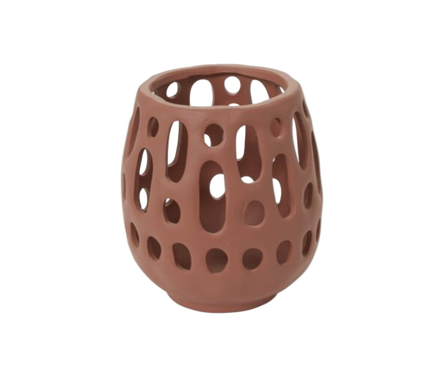 Freya Ceramic Lantern | Short