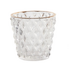 Crystal & Gold Votive Holder
