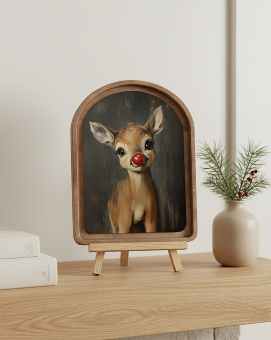 Rudolph Arched Framed Decor | PRE-ORDER