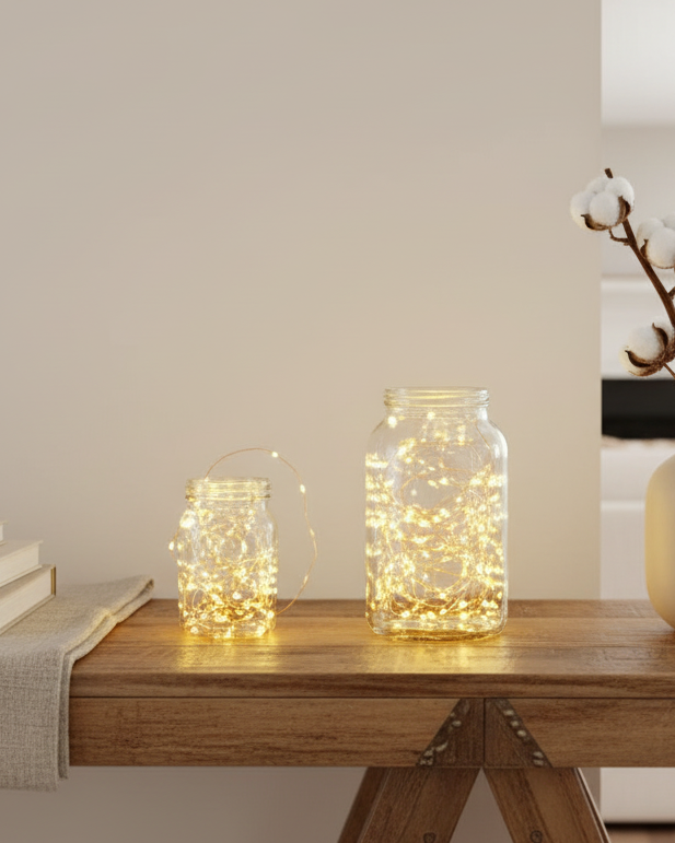 LED Waterproof Timer String of Lights | 7'