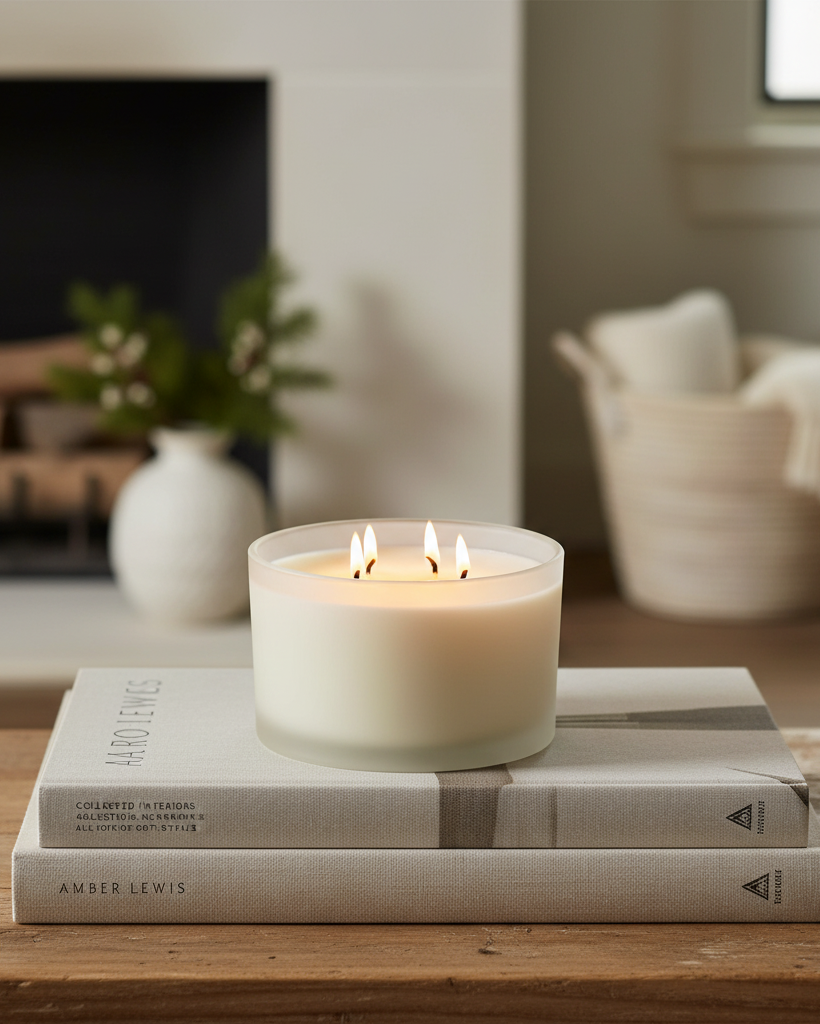 Cranberry Apple | Four Wick Candle Jar