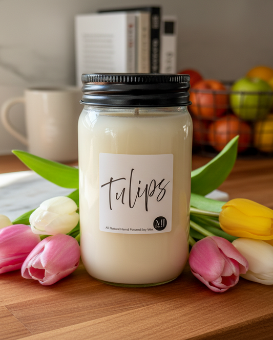 Pre-Order: Tulips | Mason Jar Candle (Limited Time Scent)