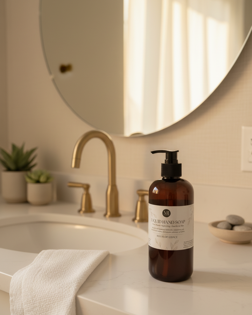 Shea Butter Hand + Body Soap | Copal Bergamot