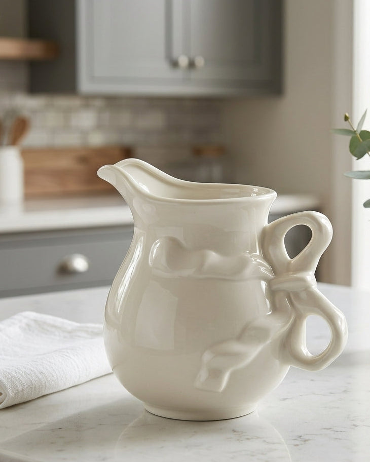 Bow Handled Pitcher