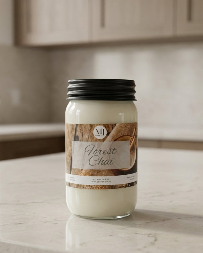 Forest Chai | Mason Jar Soy Candle