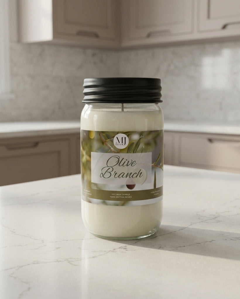 Olive Branch | Mason Jar