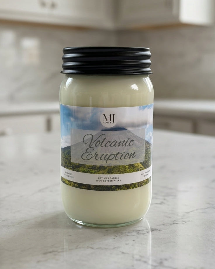 Volcanic Eruption | Mason Jar Soy Candle