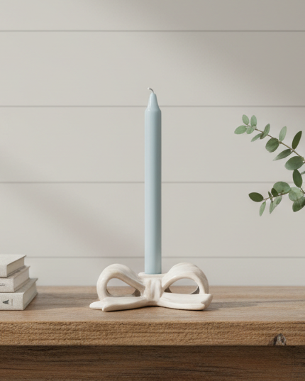 Ceramic Bow Taper Holder