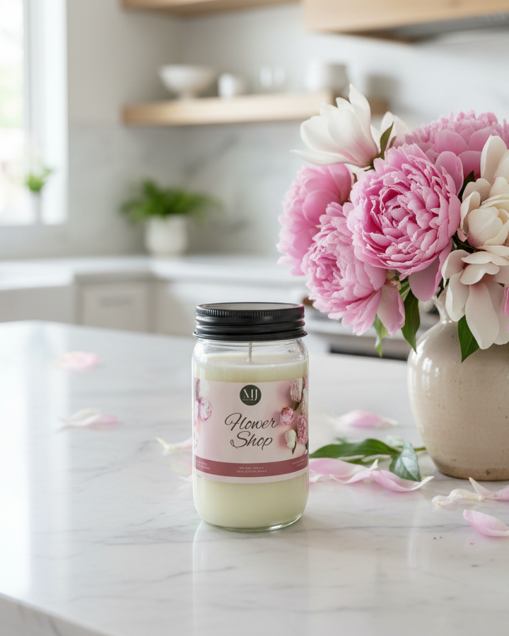 Flower Shop | Mason Jar Soy Candle